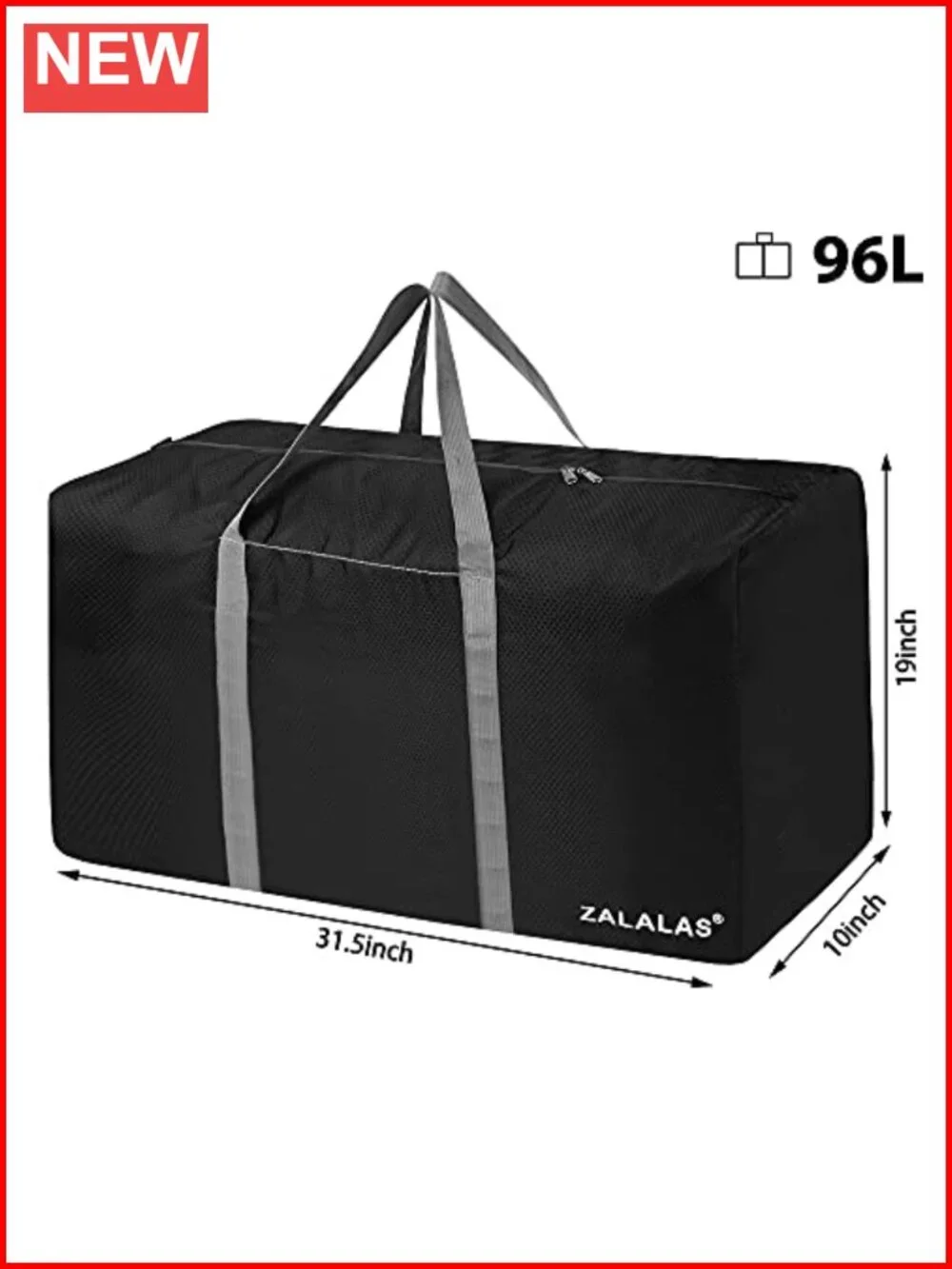 Extra Large 96L Waterproof Travel Duffel Bag Lightweight Foldable